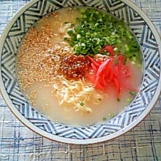 ☆食べるラー油とんこつラーメン☆